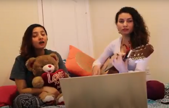 अमेरिकामा रहेका दुई नेपाली चेलीद्वारा यूटुबमार्फत मौलिकता पस्कदैं