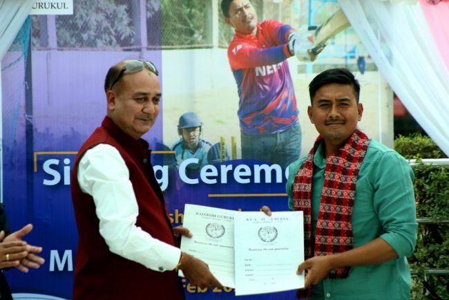 ज्ञानेन्द्र मल्ल राजर्षी गुरुकुलको प्रमुख खेलकुद सल्लाहकार