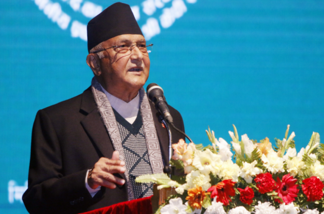 मुलुक पछाडि परिरहने कुरालाई स्वीकार गरिरहन सकिन्नः प्रधानमन्त्री ओली