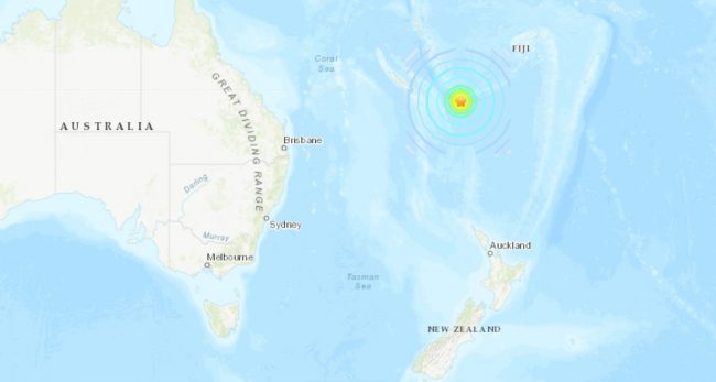 ७.७ म्याग्नेच्युडको भूकम्पपछि अस्ट्रेलिया–न्यूजिल्याण्ड क्षेत्रमा सुनामीको खतरा