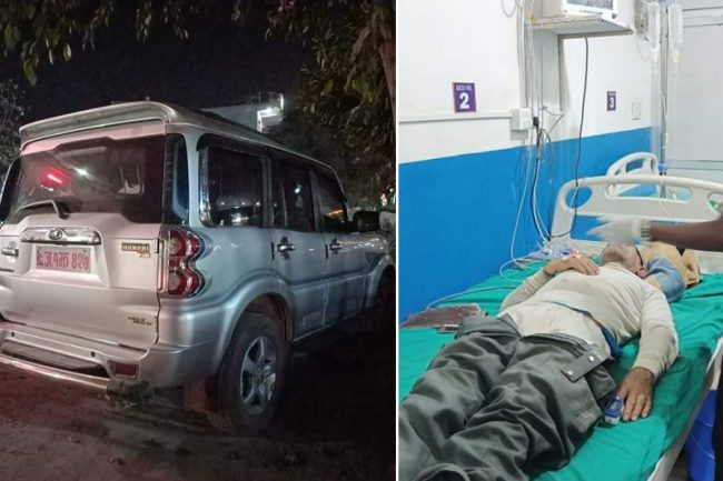 योगेश भट्टराई चढेको गाडीले रौतहटमा साइकल यात्रीलाई ठक्कर दियो