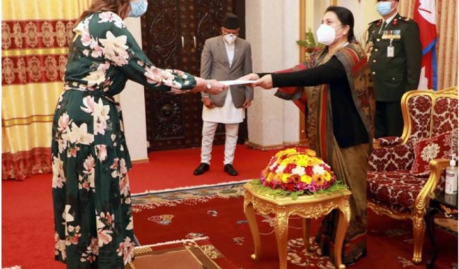 पाकिस्तान र अष्ट्रेलियाका राजदूतद्वारा राष्ट्रपतिसमक्ष ओहोदाको प्रमाणपत्र पेश