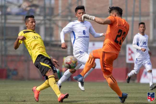 शहीद स्मारक ‘बी’ डिभिजन लिगः खुमलटार र ब्वाइज युनियन विजयी