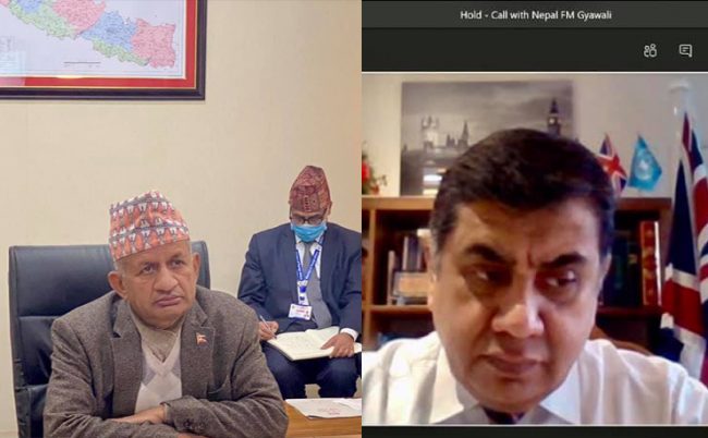 नेपाल र बेलायत सम्बन्ध सुदृढ तुल्याउने प्रतिबद्धता
