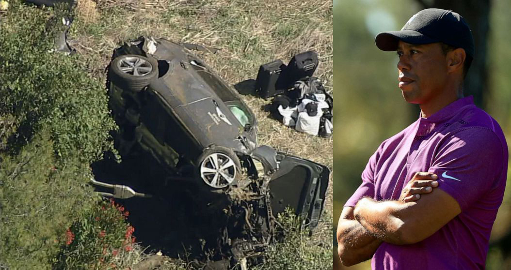 विश्वप्रसिद्ध गल्फ खेलाडी टाइगर उड्सको कार दुर्घटना, गम्भीर घाइते