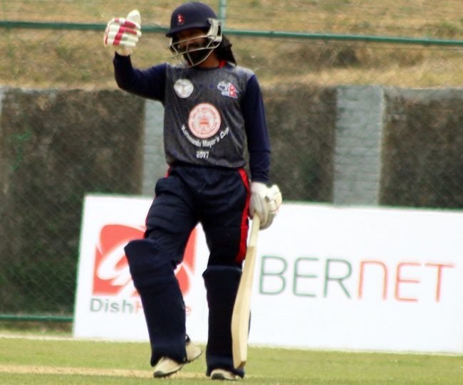 मेयर कपमा दिपेन्द्रको अर्धसतक