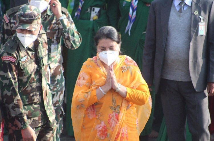 राष्ट्रपति भण्डारीले शिवरात्रीमा गरिन् पञ्चामृत पूजा