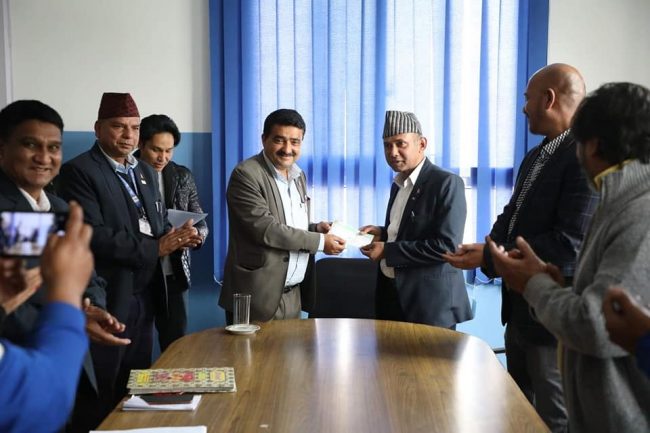 विभिन्न खेलका घाईते खेलाडीहरुलाई आर्थिक सहयोग प्रदान