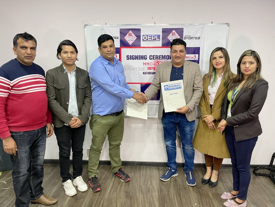 काठमाडौंमा हुने तेस्रो संस्करण एमएम कपको प्रत्यक्ष प्रसारण एक्सन स्पोटर्सबाट