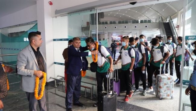 ‘थ्री नेशन्स कप’ खेल्न बङ्गलादेशको टोली काठमाडौंमा