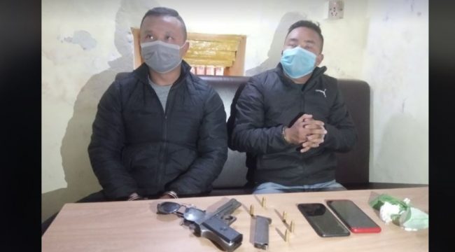 काठमाडौंको गहना पोखरीबाट हतियारसहित दुईजना पक्राउ