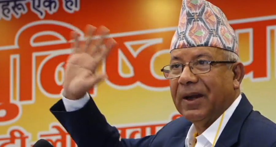 अन्योलमा माधव नेपाल समूह