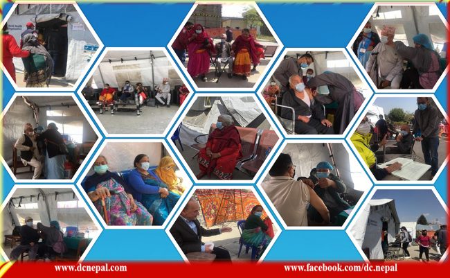 काेराेना विरूद्धकाे खाेप लगाएका वृद्धवृद्धा भन्छन्- ‘अब मरिँदैन होला, यस्तो मौका छोड्नु हुँदैन’