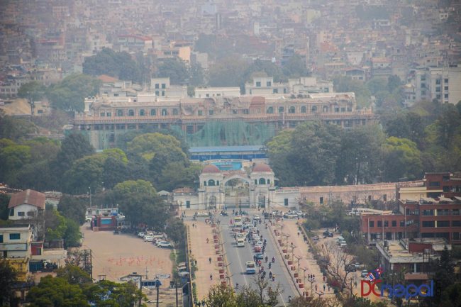 धरहराको २२ औं तलाबाट काठमाडाैं नियाल्दा (फाेटाेफिचर)