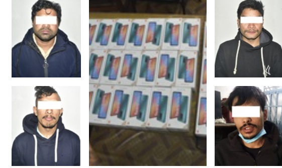 ५२ थान चोरीका मोबाइलसहित ४ जना पक्राउ