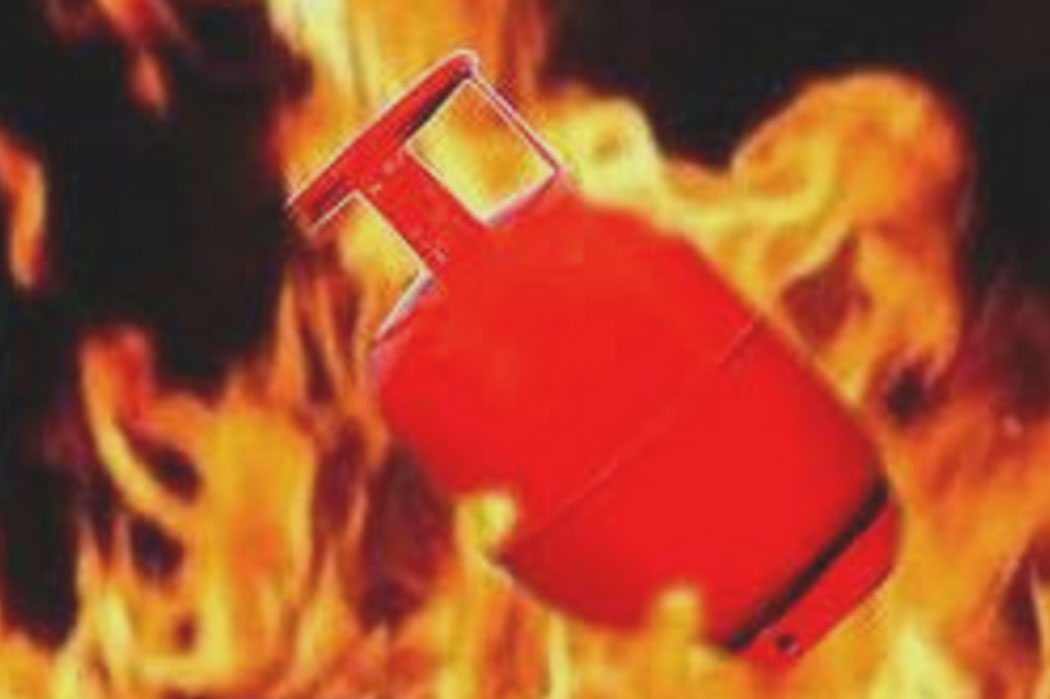 भक्तपुरमा सिलिण्डर पड्किदा ६ जना घाइते