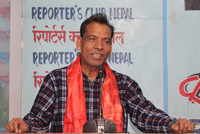 आफूहरुसँग हतियार नभएको विप्लव समूहको प्रष्ट्रिकरण