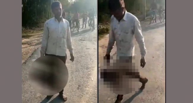 पिताले १७ वर्षकी छोरीको टाउको काटे, काटिएको टाउको हातमा झुण्ड्याएर गाउँ घुमे