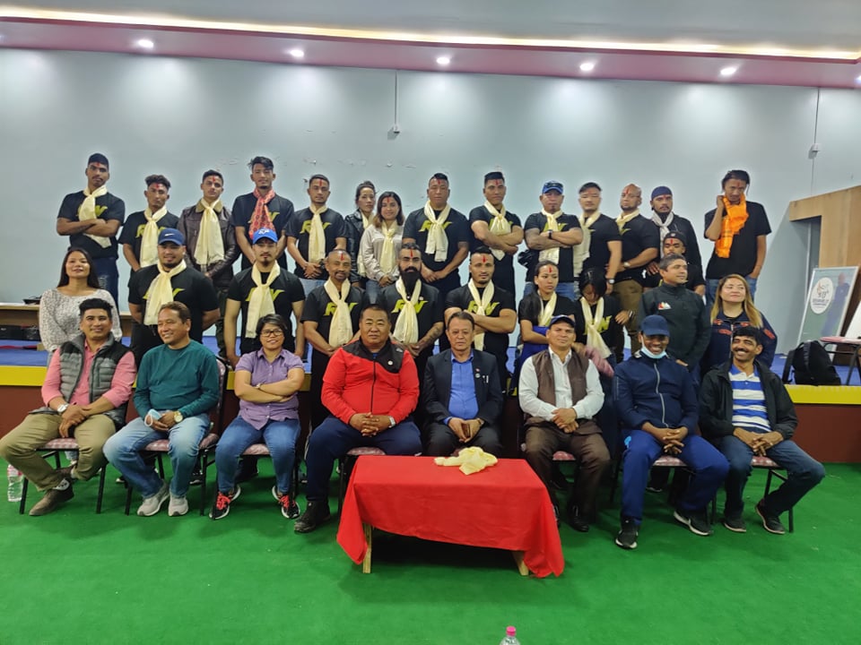 रिङ रेस्लिङका खेलाडीहरु पोखरामा, महानगर प्रमुख जिसीले गरे स्वागत