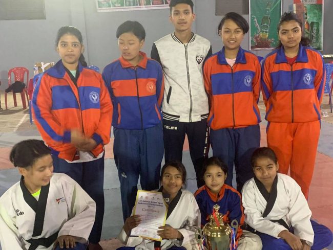 स्युचाटार तेस्रो महिला राष्ट्रिय तेक्वान्दो प्रतियोगिता च्याम्पियन