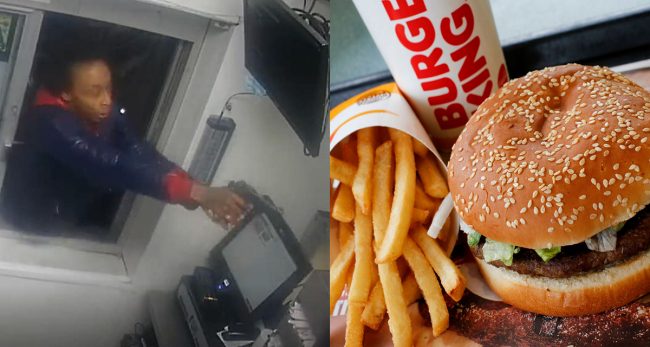 बर्गर दिन ढिलो गरेको रिसमा महिलाले बर्गर किंगका कर्मचारीमाथि गोली चलाइन्