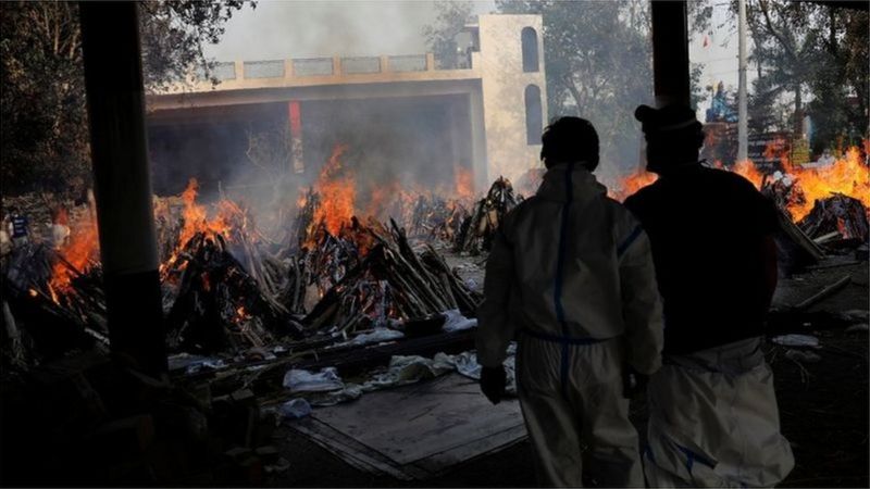 भारतमा काेराेना सङ्क्रमणबाट मृत्यु हुनेकाे  सङ्ख्या दुई लाख नाघ्यो