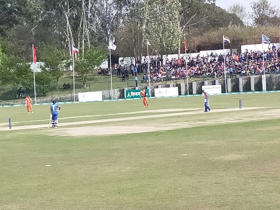 नेपाल भर्सेस नेदरल्याण्डः नेपालको विस्फोटक ब्याटिंग