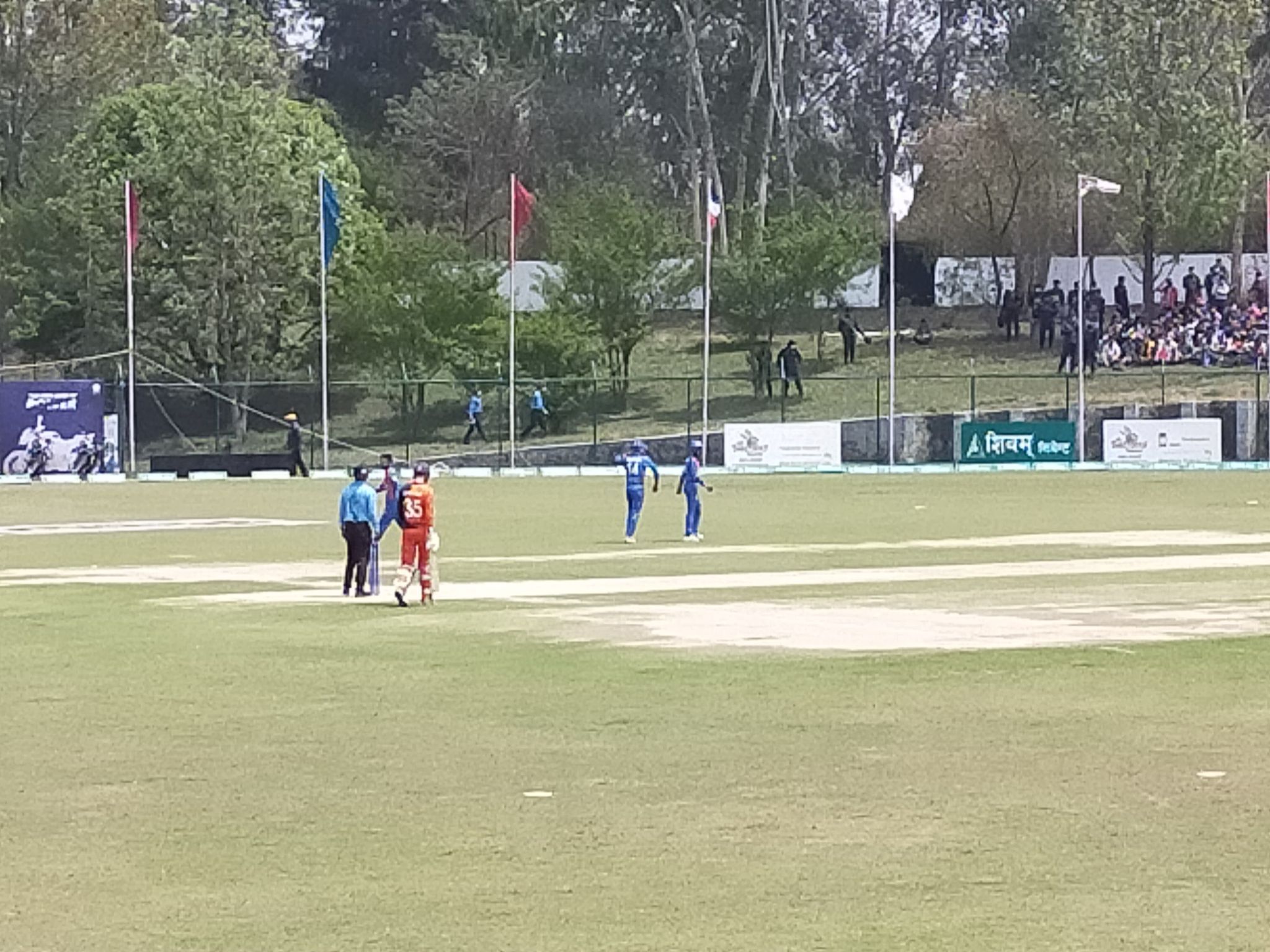 नेदरल्याण्ड भर्सेस नेपालः सन्दीपले दिलाए सफलता