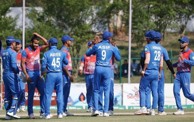 नेपालको टि-२० इतिहासकै ठूलो अन्तरको जित, त्रिदेशीय सिरिजको उपाधि नेपाललाई
