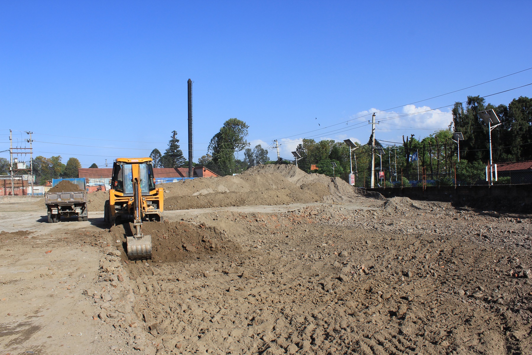 काठमाडौंको लैनचौरमा खेल मैदान सहितको हरित उद्यान निर्माण गर्दै एनसेल