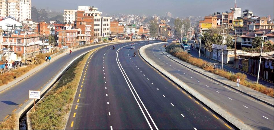 चक्रपथ बाहिरका सडक निर्माण अघि बढ्यो