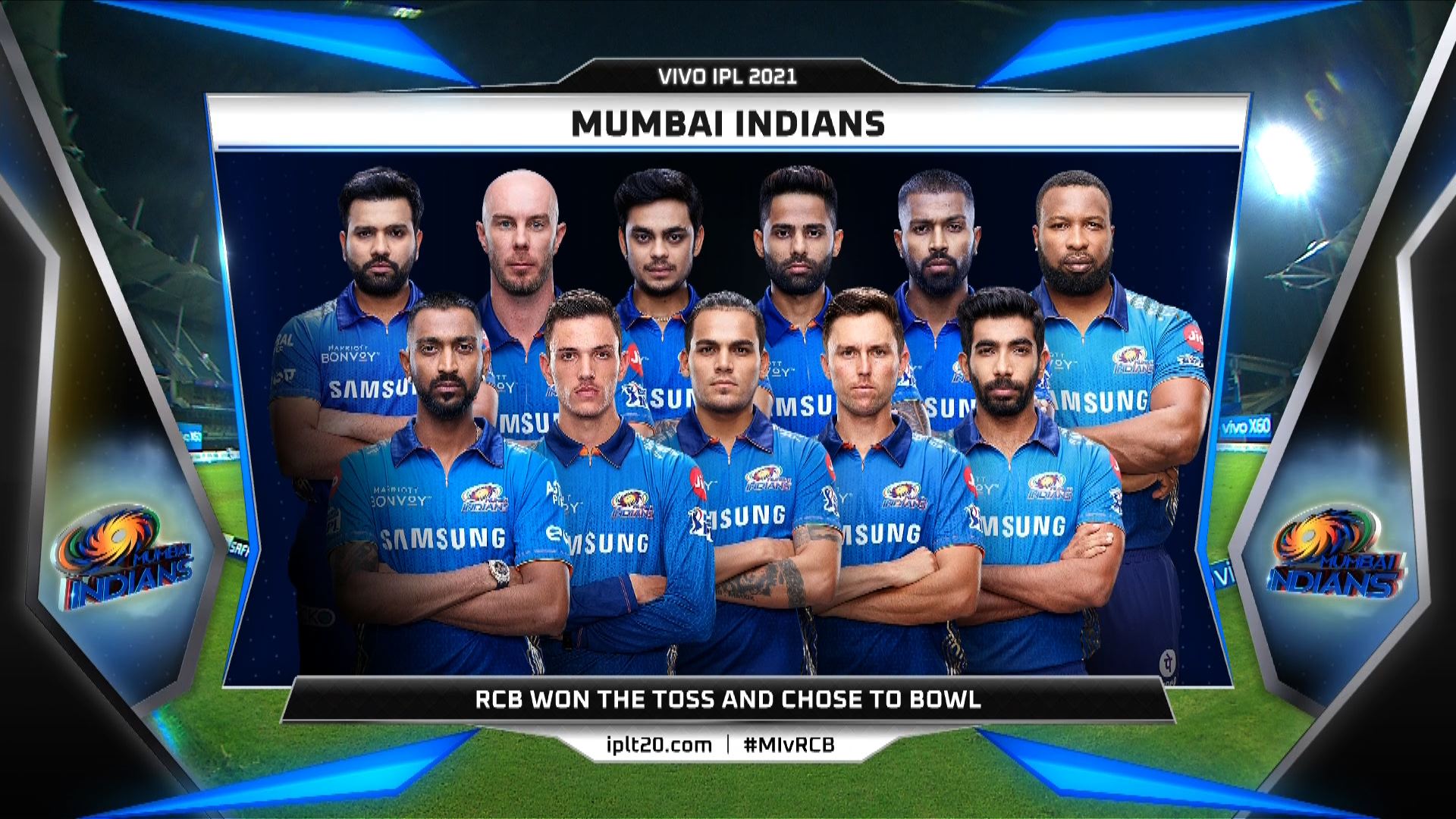 शुरु भयो आईपीएलको १४ औं संस्करण, टस हारेको मुम्बई पहिला ब्याटिंग गर्दै