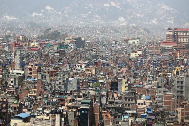 धरहराकाे २०औँ तलाबाट काठमाडाैं निहाल्दा (फाेटाेफिचर)