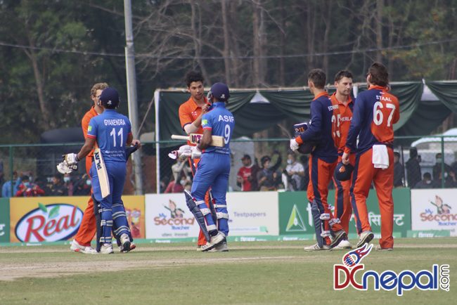 तस्वीरमा हेर्नुहोस् नेदरल्याण्ड्समाथि नेपालको शानदार जित (फोटोफिचर)