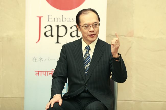 जापान–नेपाल सम्बन्ध थप उचाइमा पुर्‍याउन प्रयत्नशील रहनेछुः जापानी राजदूत किकुता