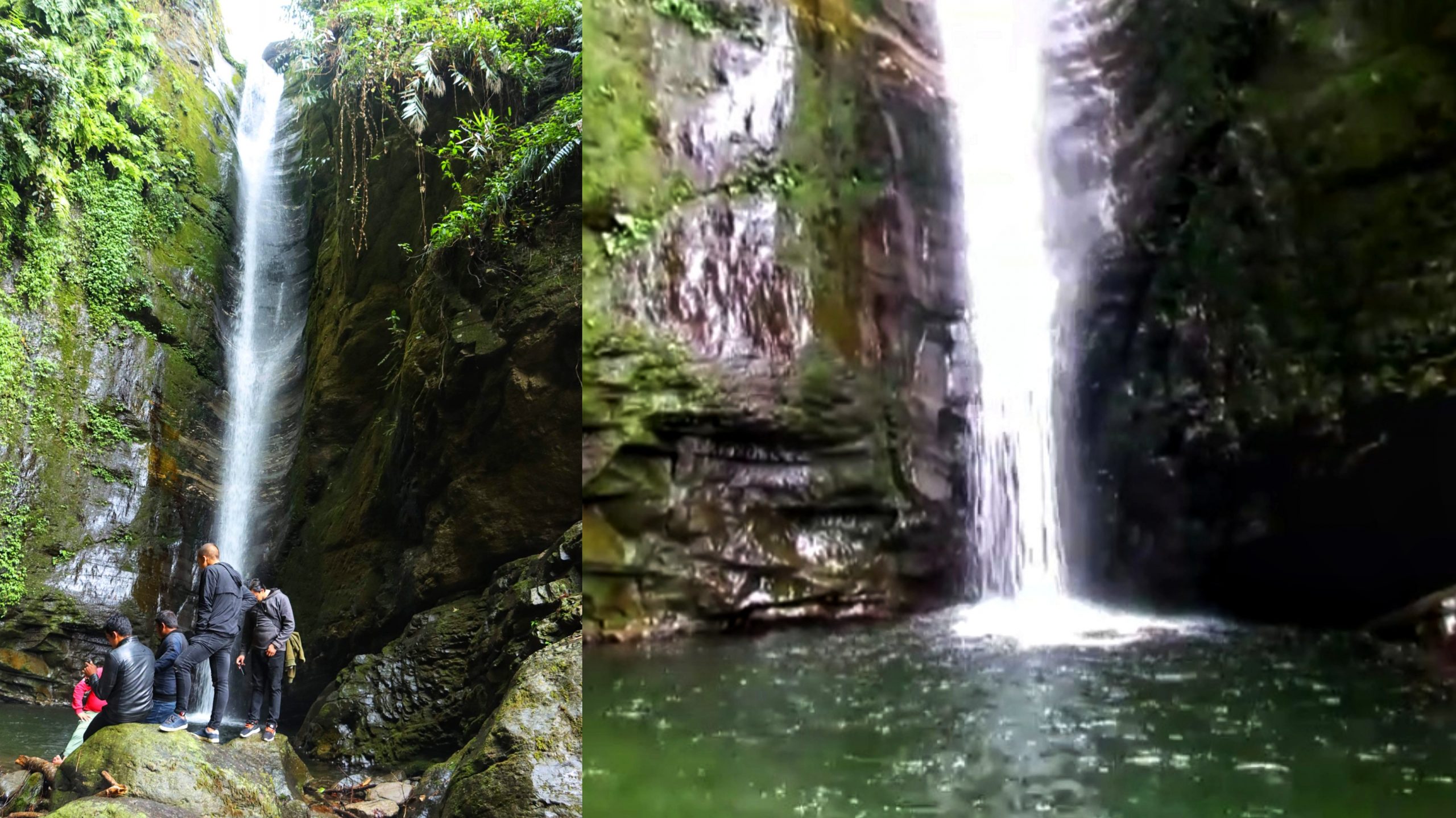 पर्यटक लोभ्याउँदै कालघारी झरना