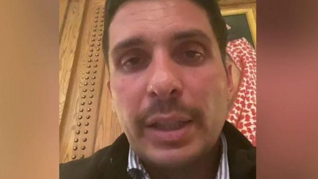 जोर्डनका राजकुमार आफ्नै घरमा नजरबन्द