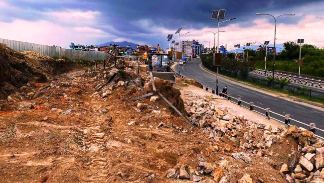 कोटेश्वरदेखि जडीबुटीसम्मको सडक निर्माण छिट्टै सकिने