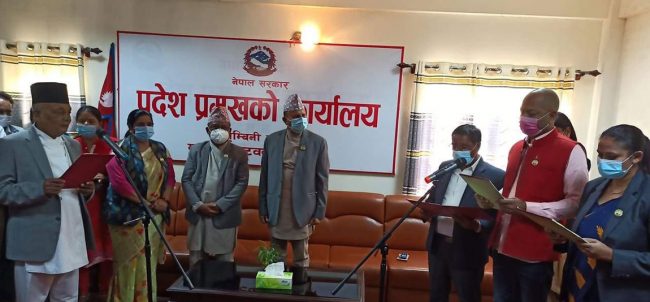 लुम्बिनीमा नाटकीय राजनीतिक घटनाक्रम, अविश्वास प्रस्ताव ल्याउने ४ जना मन्त्री बने