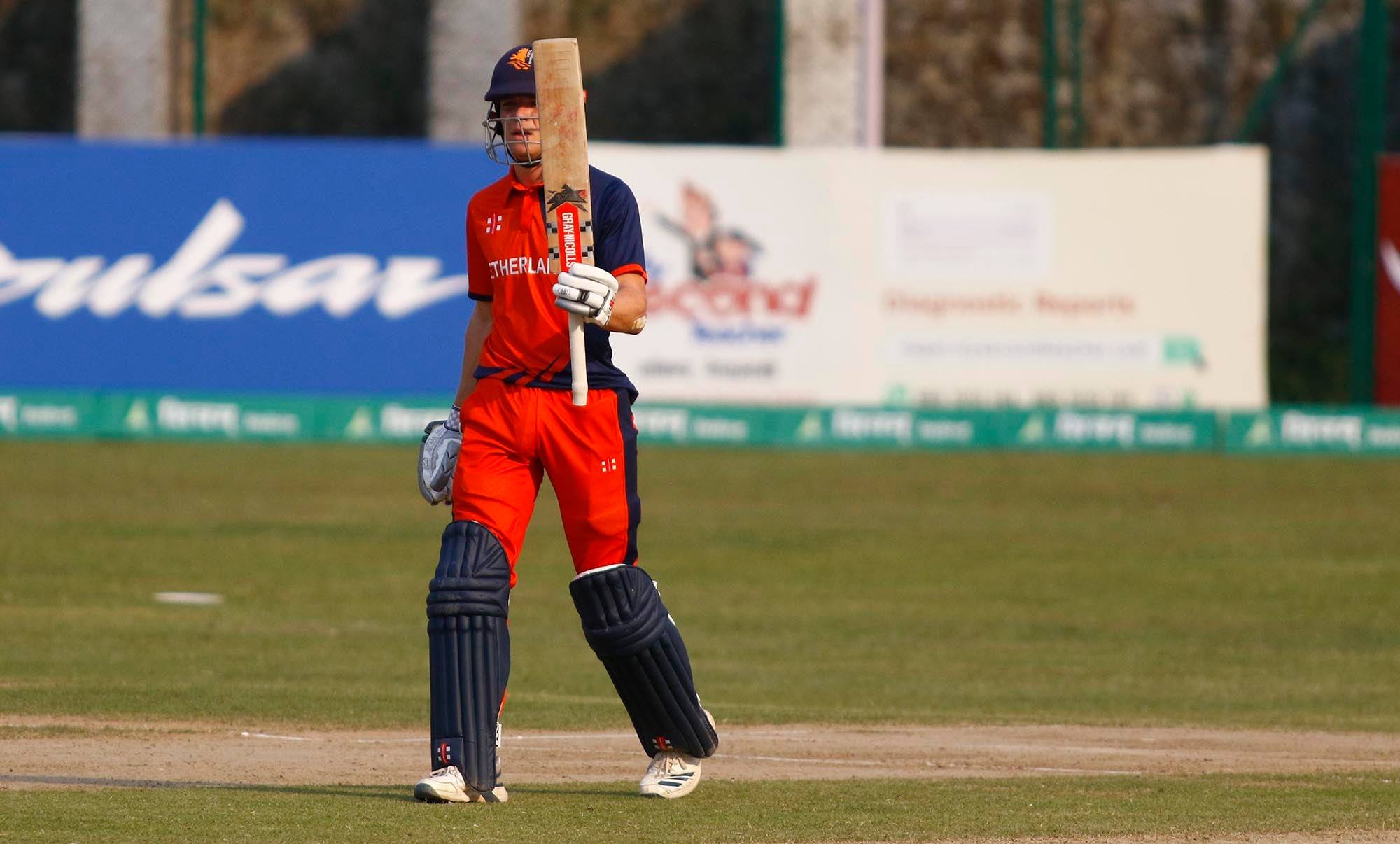 ‘हाई स्कोरिङ’ खेलमा नेदरल्याण्डले नेपाललाई हरायो