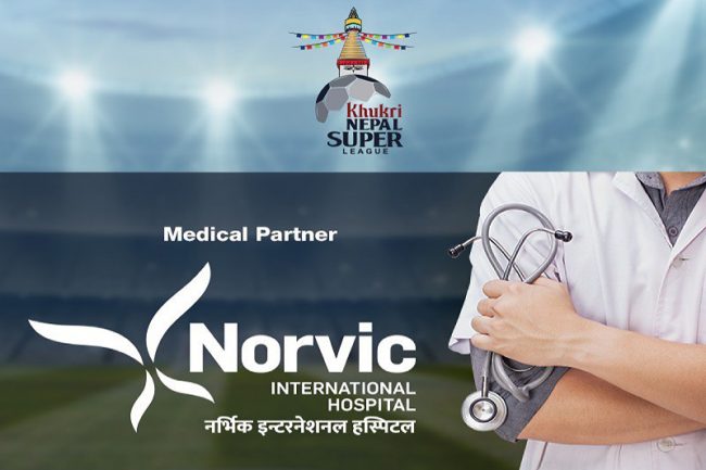 नेपाल सुपरलिगको मेडिकल पार्टनरमा नर्भिक अस्पताल