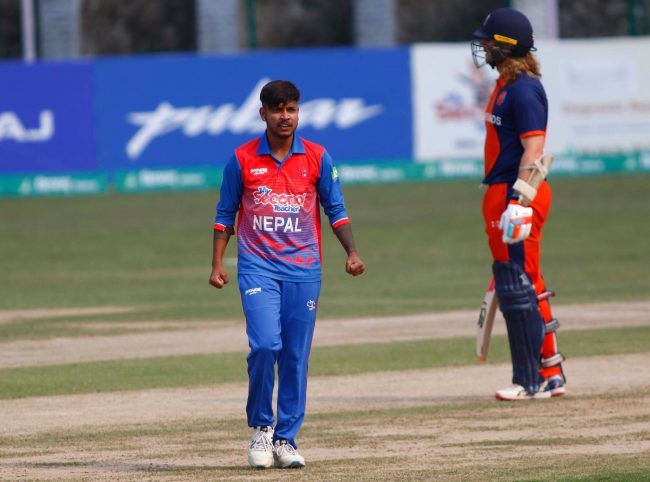 टी–२० क्रिकेटमा सय खेल खेल्ने सन्दीप पहिलो नेपाली खेलाडी