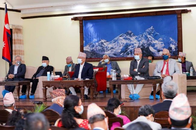 एमालेको महाधिवेशन आयोजक कमिटीको बैठक बस्दै