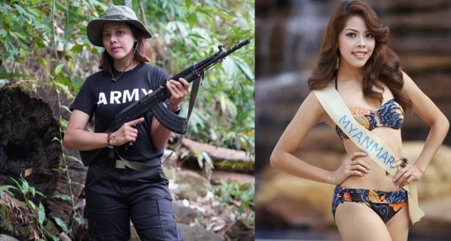 सरकारविरुद्ध छापामार युद्ध गर्न बन्दुक बोकेर जंगल पसिन् सुन्दरी