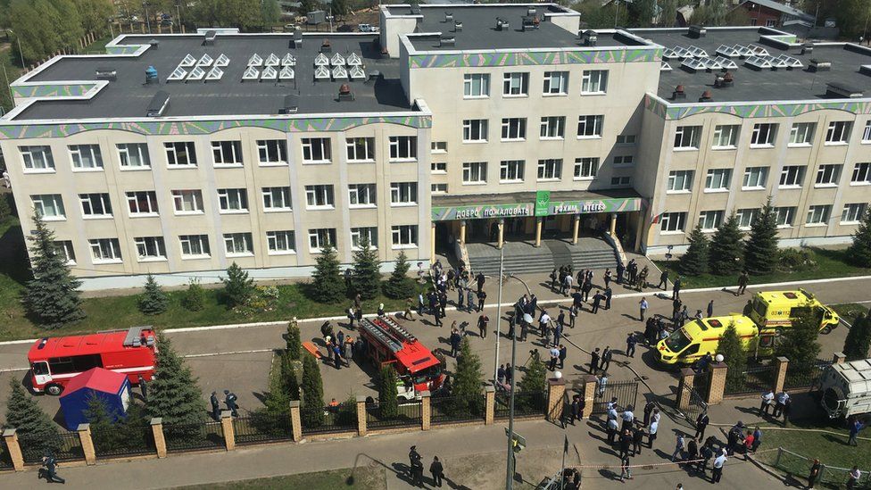 रूसको काजानमा विद्यालयमा भएको आक्रमण बालबालिकासहित ११ को मृत्यु