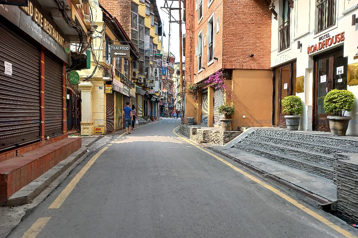 रातदिन चम्किने ठमेल बजार सुनसान (फोटोफिचर)