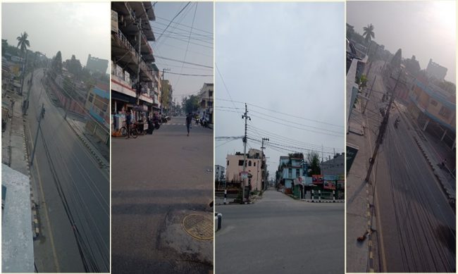 सुनसान विराटनगर महानगपालिका (तस्विर)