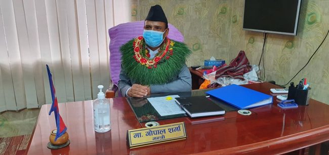 नवनियुक्त मन्त्री शर्माको पद वहालीको पहिलो प्रथामिकता कर्णालीका दुर्गम जिल्ला
