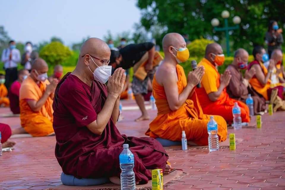 कोरोना माहामारीको छायाँमा लुम्बिनीमा बुद्ध जयन्ती (फोटोफिचर)