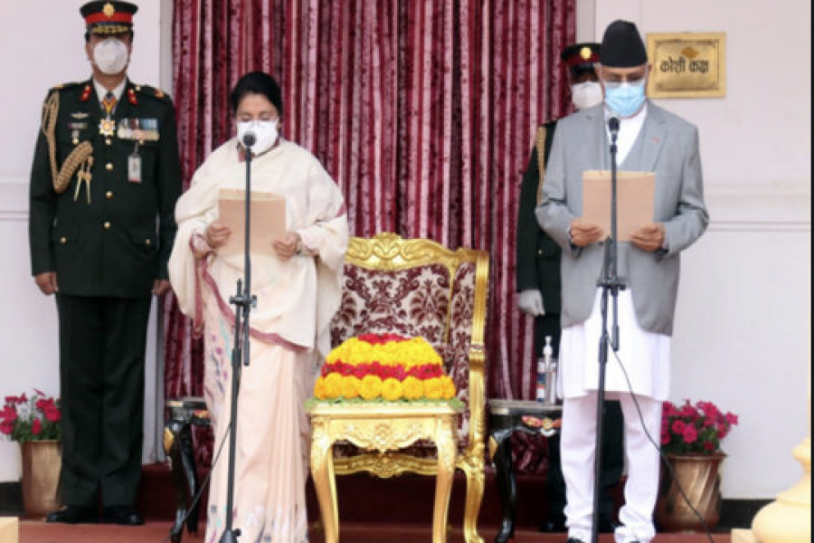 प्रधानमन्त्रीको शपथ विरुद्धको रिट प्रधानन्यायाधीशको बेन्चमा